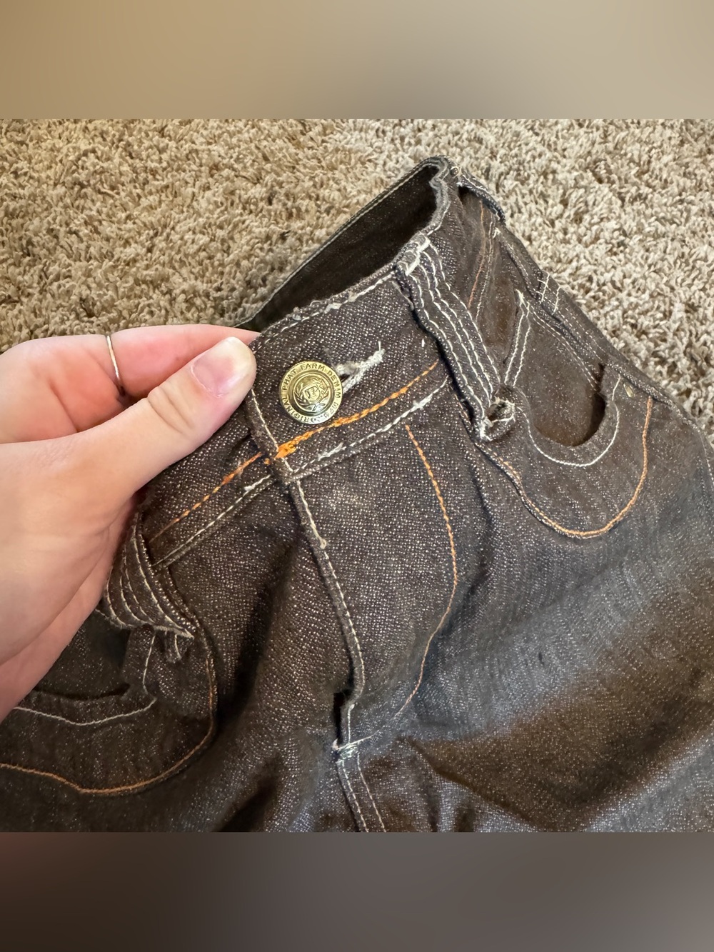 Vintage Phat Farm Brown Jorts - Picture 6 of 9